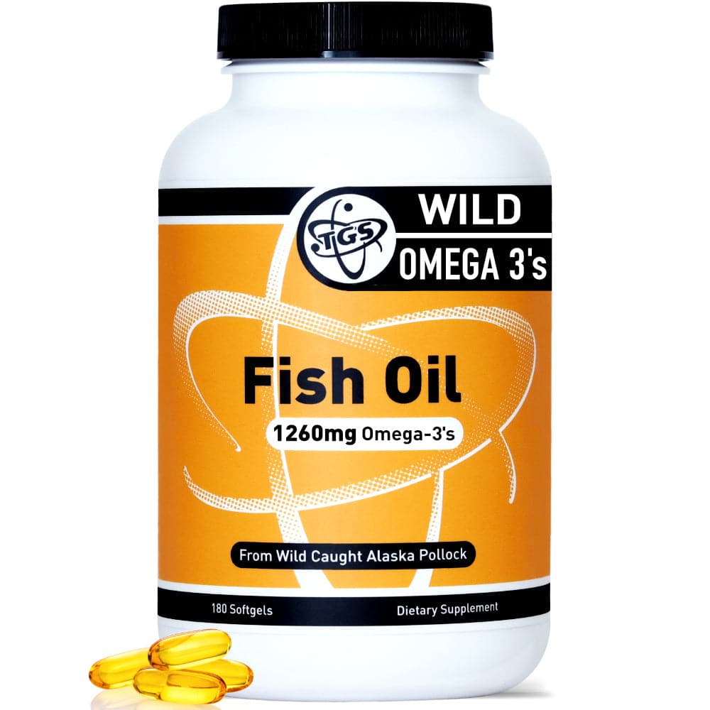 heks Tol Tutor TGS Wild Caught Omega 3 Fish Oil Supplement - 1260mg EPA DHA Capsules – TGS  Nutrition